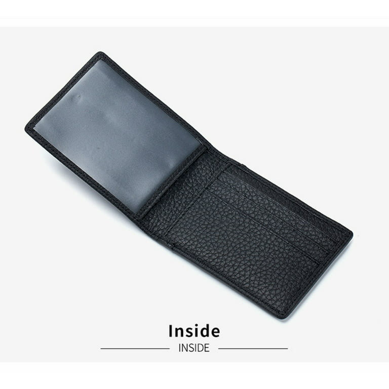 1pc Men's Retro Pu Leather Short Wallet With Card Slots For Id & Driving  License, Business & Casual