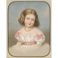 thumbnail image 2 of Emanuel Thomas Peter 20x24 Black Ornate Framed Double Matted Museum Art Print Titled: Portrait of a Little Girl in a White Dress with Rosa Grinding, 2 of 5