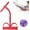 Red, variant on Pedal Resistance Bands with Handles, 2026 New Multifunction Elastic Yoga Resistance Band, Upgraded 6-Tube Foot Pedal Ankle Stretcher for Strength Training, Tummy, Waist, Arm