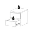thumbnail image 6 of Home Square 3 Piece Bedroom Set with Dresser and 2 Nightstands in White, 6 of 13