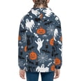 thumbnail image 6 of Naloa Halloween Teenage Zipper Hoodie, Long Sleeve Zip Up Hoodies Casual Jackets Tops for 7-12 Years-Small, 6 of 6
