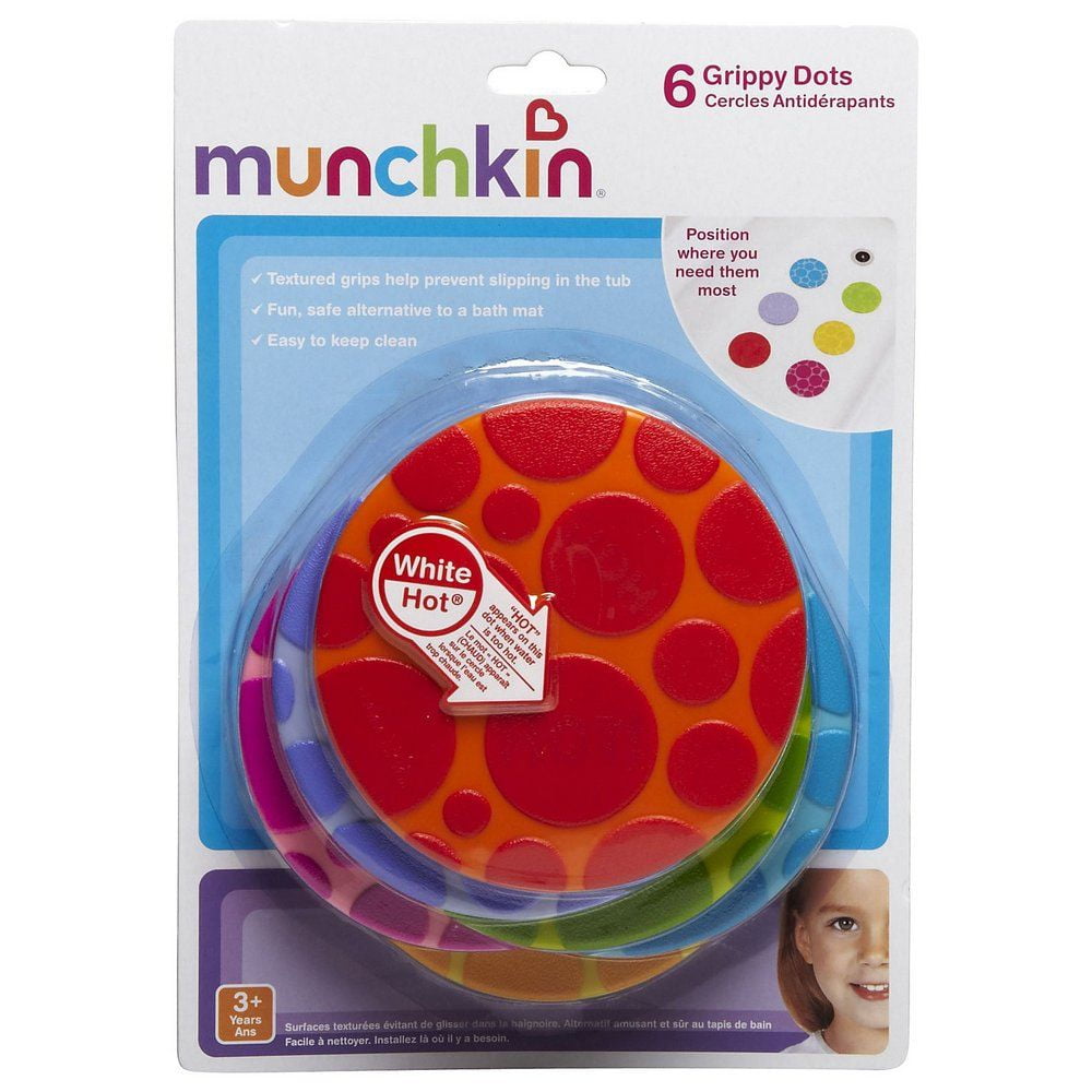 Antideslizantes de bañera Grippy Dots - Munchkin