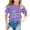 Purple, variant on CCRFTGI 100 Days Of School Shirt for Kids Girls Boys Size 7 Funny Birthday T Shirts 2026 Summer Shirts Girls Fashion 100 Days Of School Costume Red 2-3 Years