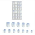 thumbnail image 4 of PFDDRW Sparkling 24pcs Kids Childrens Girl Fake Stick Press On Finger Cover Nails, 4 of 8