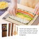 thumbnail image 5 of Moyic Juego para hacer Sushi, cortina para hacer arroz, rollo para cocinar, palillos chinos retorcidos, ayudante rodante japonés, cocina Cocina y Comedor carbonizado Moyic HA061218-02, 5 of 6