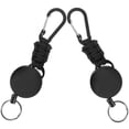 thumbnail image 3 of 2Pcs Retractable Key Ring Anti-lost Carabiner Key Chain Hanging Keychain Climbing Keychain, 3 of 6