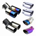 thumbnail image 1 of Échappement de Voiture Rond en Acier Inoxydable, 1 of 9