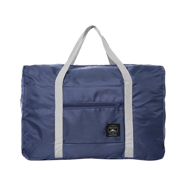 Plegable Impermeable Color Sólido Bag Portátil () Azul Marino