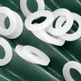 thumbnail image 4 of MUSEYA 100Pcs White Silicone Leakproof Rings for Hose Water and Hydraulic Fittings, 4 of 6