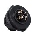 thumbnail image 1 of Uadme Zócalo Tipo Pin, 10PCS E13 Zócalo A Presión Montaje En Panel Tipo De Pin Zócalo De 8 Núcleos Conector Impermeable De Carcasa PA66, 1 of 7