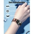 thumbnail image 2 of Wearlizer Dual-Tone Engraved Bands Compatible with Charge 6/Charge 5 - Floral Silicone Wristbands for Women, 2 Interchangeable Nature Designs (Dandelion & Wildflower), 2 of 6