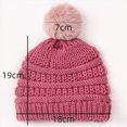 thumbnail image 3 of Baby Knitted Beaniess Winter Warm Knit Cap Solid Cute Hat Classic Outdoor Baby Beanies Hat, 3 of 4