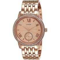 W0573L3,Ladies Dress Elegant,Rose Gold Tone,Crystal Accented Bezel,30m WR