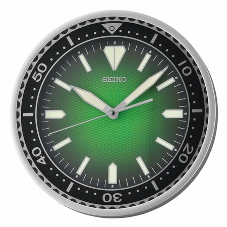 12 Seiko Heritage Brilliant Green Watch Face Dial Wall Clock