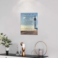 thumbnail image 3 of Psalm 91 Wall Art Bible Verse Pictures Wall Decor Christian Scriptures Psalms Canvas Prints Painting Religious Lighthouse Framed Artwork For Bedroom Living Room Bathroom Church 12"x16", 3 of 6