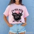 thumbnail image 5 of Bossy Highland Cow T-Shirt, Head Heifer Funny Western Tee, 5 of 5