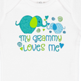 thumbnail image 4 of Inktastic My Grammy Loves Me Cute Elephants Boys or Girls Baby Bodysuit, 4 of 5