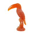 thumbnail image 2 of Estatua de loro, escultura de pájaro Animal, regalo Ideal, decoración del hogar, coleccionables, adorno de escritorio, estatuilla de tucán de resina para estante y dormitorio Naranja, 2 of 9