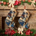 thumbnail image 6 of Goofa Patriotic Bulldog Welcome for Christmas Stockings, 18inch Xmas Hanging Stocking Decorations for Christmas Party Family Decor, 6 of 7