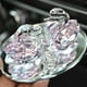thumbnail image 2 of London Boutique Cristal Decorativo Animal Doble Cisne Moda, 2 of 5