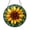 Acrylic 3.5 Inch, variant on Radiant Flower Burst Scene Window Suncatcher, Decorative Stained Glass Style Art, Thoughtful Gift