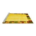 thumbnail image 2 of Ahgly Company Machine Washable Indoor Rectangle Solid Yellow Modern Area Rugs, 5' x 8', 2 of 4