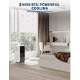 thumbnail image 2 of 14000 BTU Portable Air Conditioner, 3-in-1 Quiet AC Unit Cools Up to 750 Sq.Ft, Dehumidifier & Fan Modes, Remote Control, 24h Timer, Easy Install for Bedroom, Living Room, Office, 2 of 7