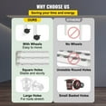 thumbnail image 5 of VEVOR Hydroponic Site Grow Kit 1 Layer 36 Plant Sites, 4 PVC Pipes Hydroponic Indoor Plant Growing System, Food-Grade Pipe Plant Grow Kit with Water Pump and Timer, 5 of 9