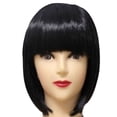 thumbnail image 3 of Women Short BOB Hair Wig Straight Bangs Cosplay Party Stage Show 13 Colors Party Supplies, 3 of 6