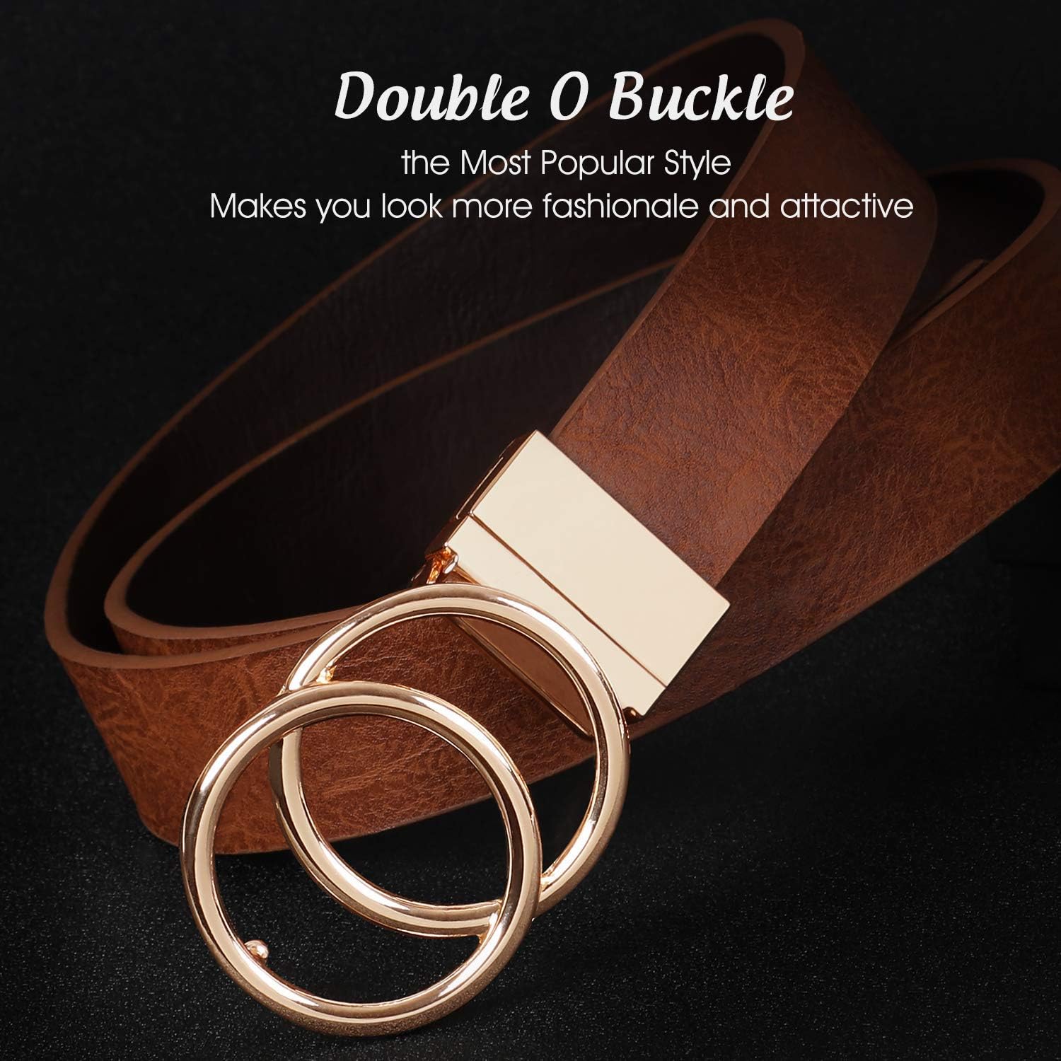 Women Leather Belt, Reversible Belt, Leather Waist Belt for  display picture 1