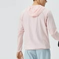 thumbnail image 5 of Wrtxtat Sun Protection Jacket for Men UPF50+ Lightweight Long Sleeve Zip-Up Hoodie with Pockets Fall Spring Summer Cooling Climbing Hiking Shacket Pink XXXL, 5 of 6
