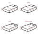 thumbnail image 4 of 3pcs Fitted Sheet Set ( 1 Fitted Sheet + 2 Pillowcases), Waterproof Bed Cap With Wool And Cotton Clamps, Mattress Cover For Bedroom, 4 of 5