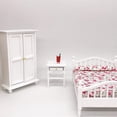 thumbnail image 4 of SPRING PARK 1/12 Miniature Bedside Table Model Toy Doll House Home Bedroom Decor Accessory, 4 of 7