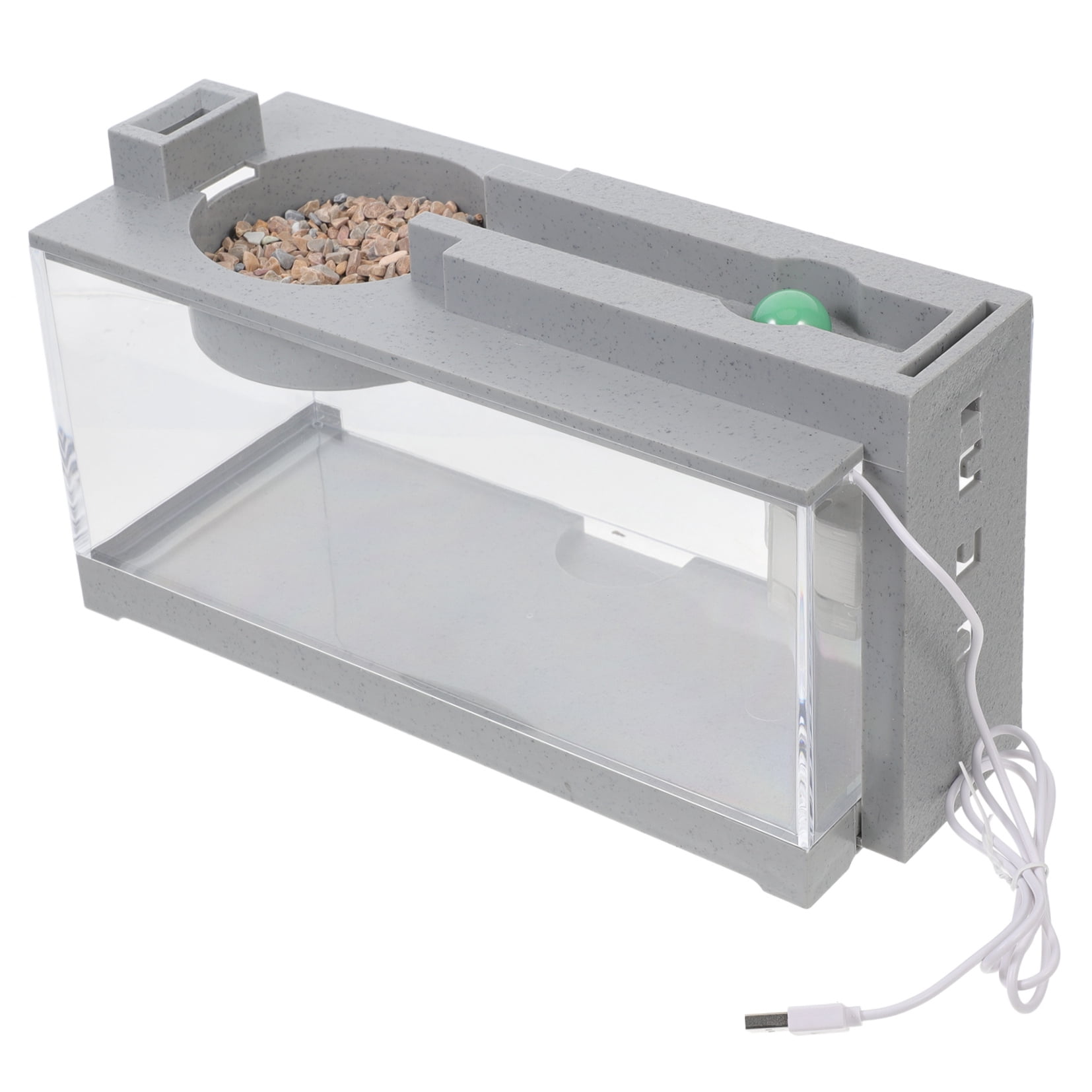 OFFIGAM Aquarium Fish Tank Easy Maintenance ABS For Home Use 1Set