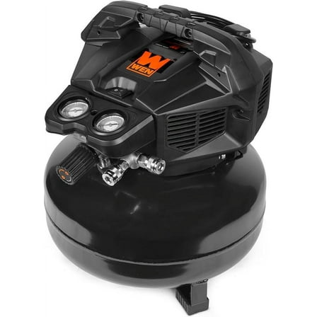 WEN, Oil-Free Pancake Style 150 PSI Air Compressor 6 Gallon