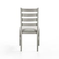 thumbnail image 4 of New Classic Pascal 59" 7-Piece Wood Dining Set with 6 Chairs in Driftwood, 4 of 12