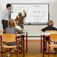 thumbnail image 2 of Gymax 72'' x 36'' Double-Sided Magnetic Whiteboard with Stand and Aluminum Alloy Frame Black, 2 of 10