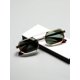 thumbnail image 2 of 1pair Unisex Metallic Geometric Frame & Fashionable Decor Casual Sunglasses, 2 of 4