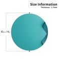 thumbnail image 2 of Gaeub a Teal Ribbonin Print 4 Pcs Leather Coasters for Drinks ,Drink Coasters Sets,Drink Table Cup Coasters for Living Room Kitchen Coffee Decor-Round Shape, 2 of 6