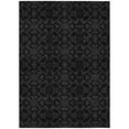 thumbnail image 2 of HomeRoots 586861 8 x 10 ft. Medallion Washable Indoor & Outdoor Rectangle Area Rug, Gray & Charcoal, 2 of 5