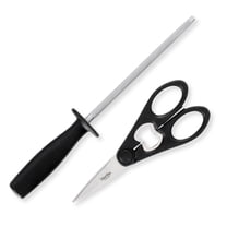 Martha Stewart Stainless Steel 14 Pc Cutlery and Knife Block Set Black - 14 pc