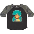 thumbnail image 3 of Inktastic 2nd Birthday Jungle Theme Boys or Girls Toddler T-Shirt, 3 of 5