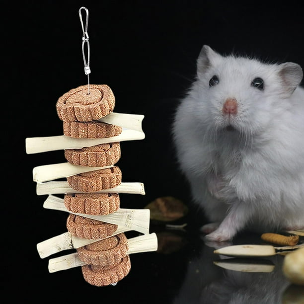 DOLITY Hamster Chew Toys Teeth Protection Natural Wooden Accessories Guinea Pig Gerbil sweet bamboo Walmart