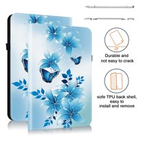 ELEHOLD Case for Samsung Galaxy Tab S11, Shockproof PU Leather Flip Case with Card Slots and Stand, 3-in-1 Stylus Included,K