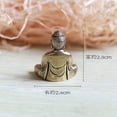 thumbnail image 4 of 4X Mini Estatua de Buda Estatua de Buda de Bronce Budismo Estatua de Buda Sakyamuni de Bronce de Cobre Puro, 4 of 6