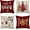 Merry Christmas, variant on Autumn Decorative Pillow Covers 16x16 Inch Set of 4 Hello Fall Pumpkins Buffalo Bowknot Thankful Grateful Blessed Decor Maple Leaf Pillows Cushion Case for Home Sofa Couch