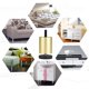 thumbnail image 5 of 4x Modern Home Refrigerador Playbook Estante Patas Mesa de Centro Cómoda Lavado Dorado 6cm, 5 of 7