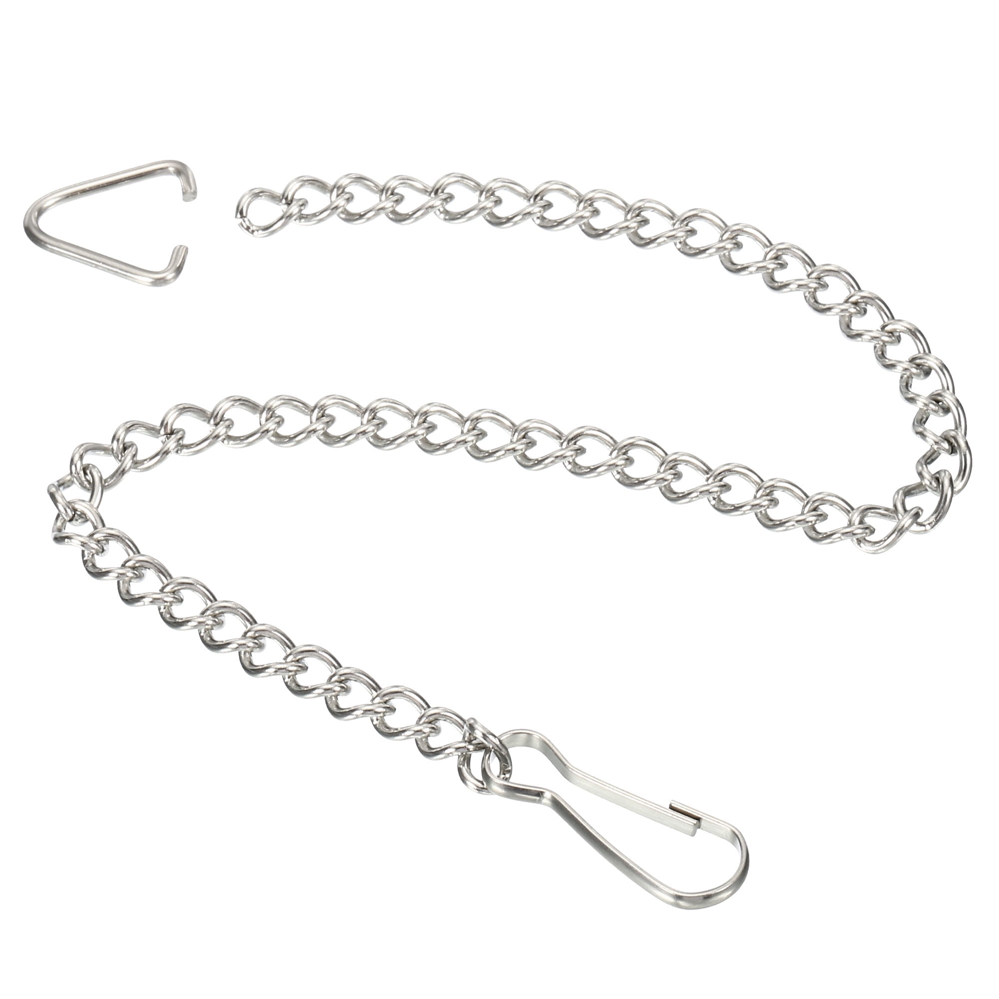 Uxcell 9.84" Toilet Handle Lever Flush Replacement Flappers Chain