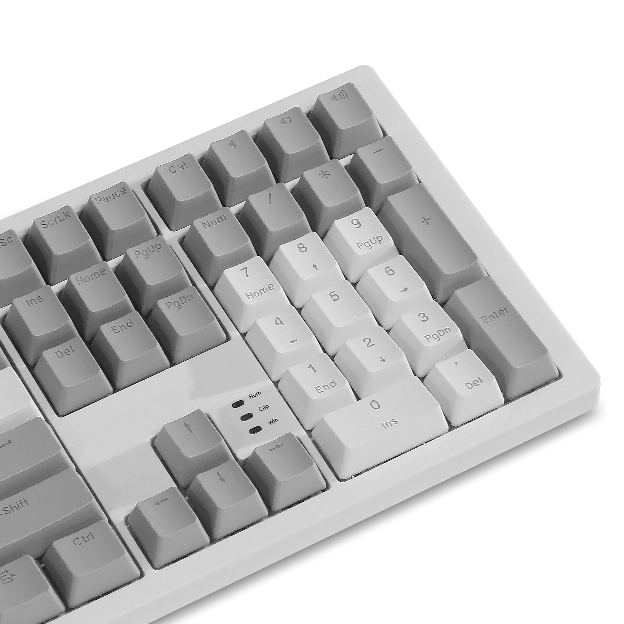 Hyssop PBT Keycaps OEM Profile Doubleshot Keycaps for US Layout 61 87 104 108 Cherry MX Switches Mechanical Keyboard