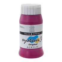Daler-Rowney System3 Acrylic - Purple, 500 ml bottle